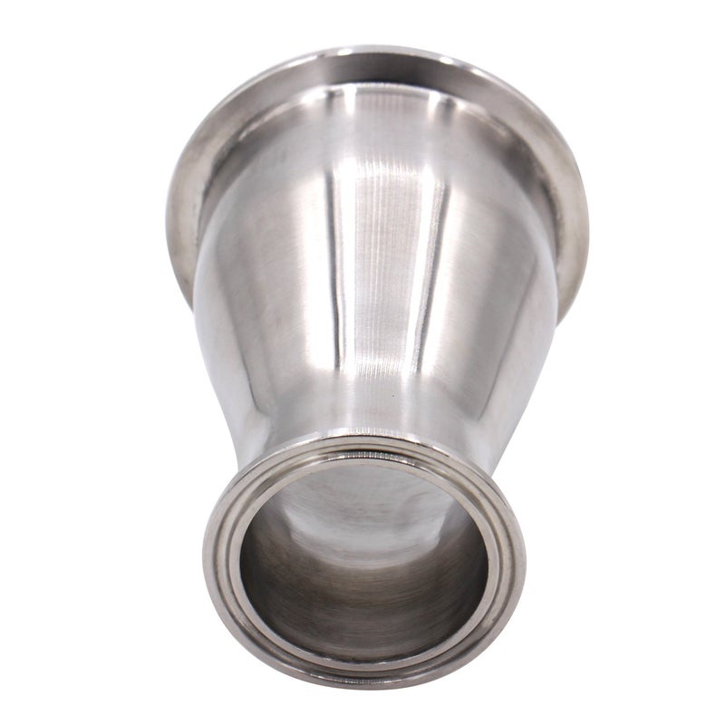 DERNORD Sanitary Fitting Reducer Fitting SUS304 Tri Clamp Ferrule Style 3" Tube OD to 2" Tube OD - Image 3